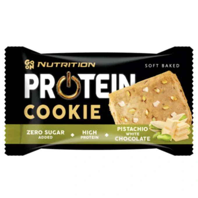 Ciastko Proteinowe Pistacjowe z Białą Czekoladą 50g